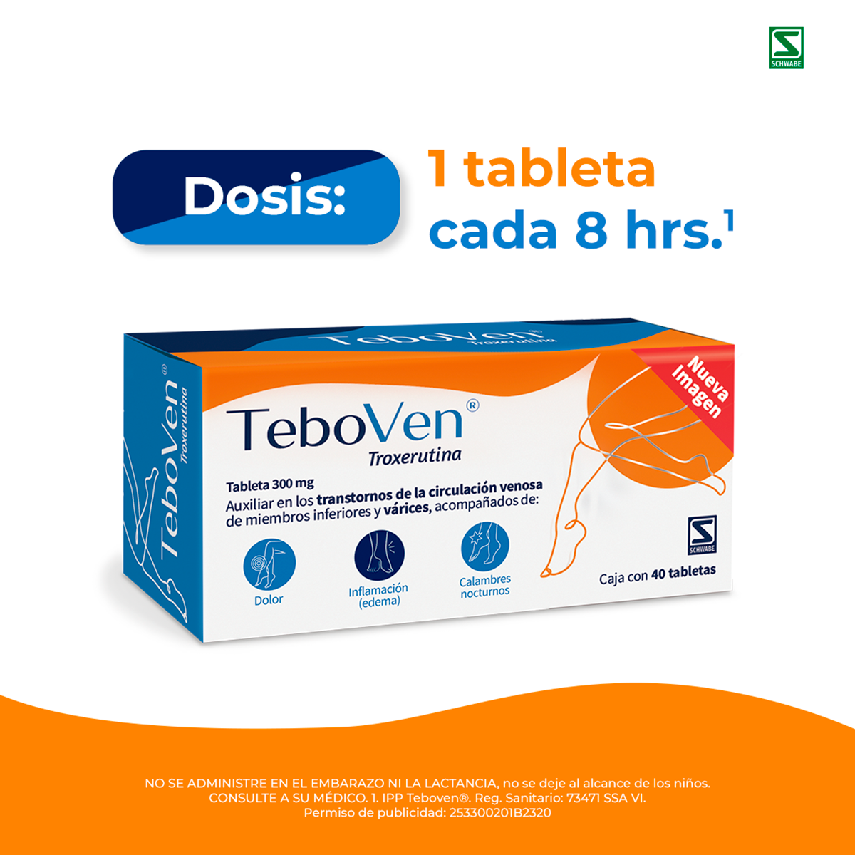 Teboven Con 40 Grageas