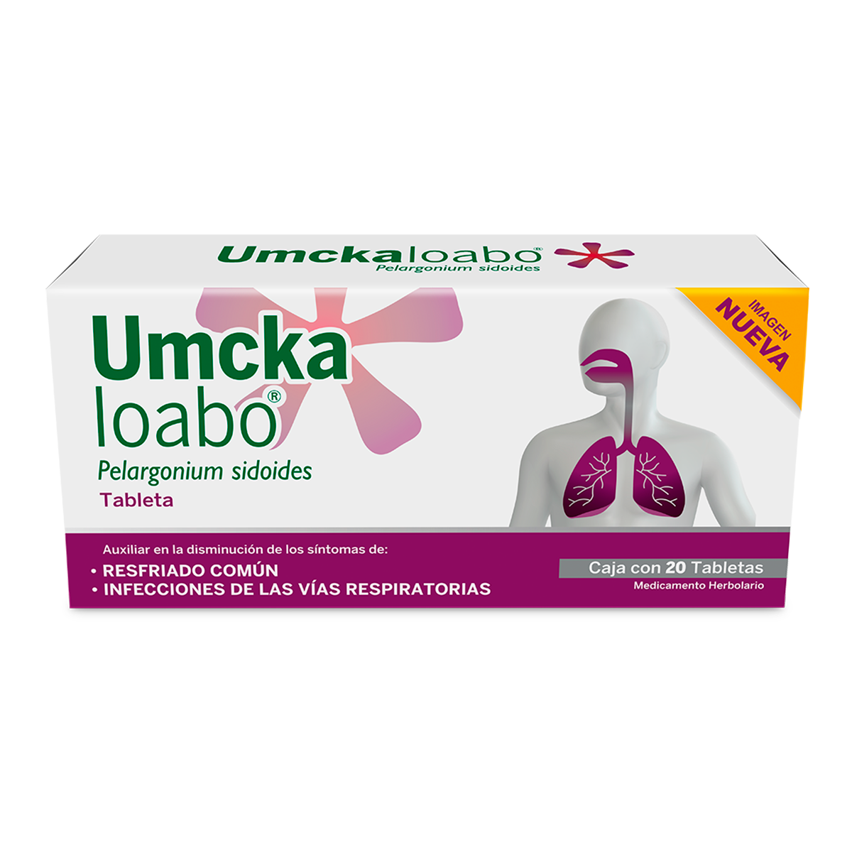 Umckaloabo 20 Mg Con 20 Grageas