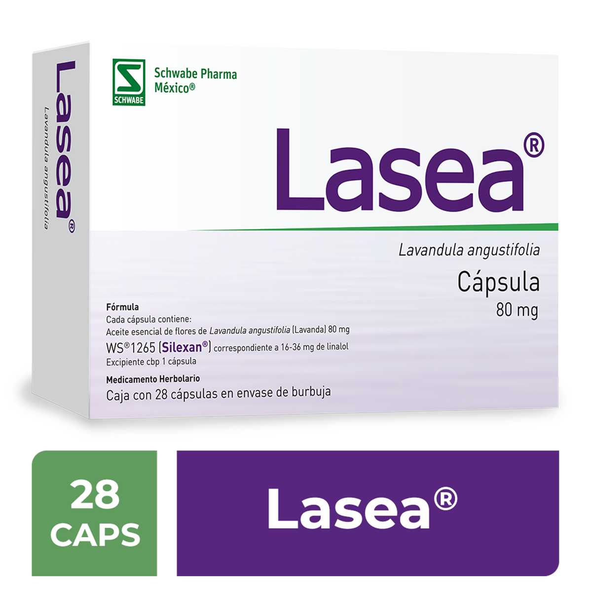Lasea 80 Mg Con 28 Capsulas