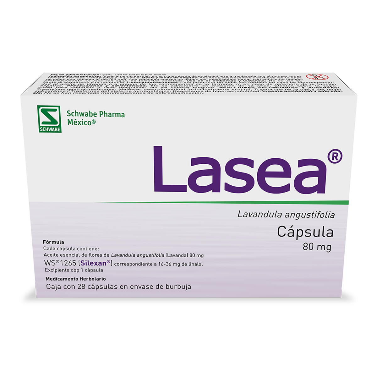 Lasea 80 Mg Con 28 Capsulas