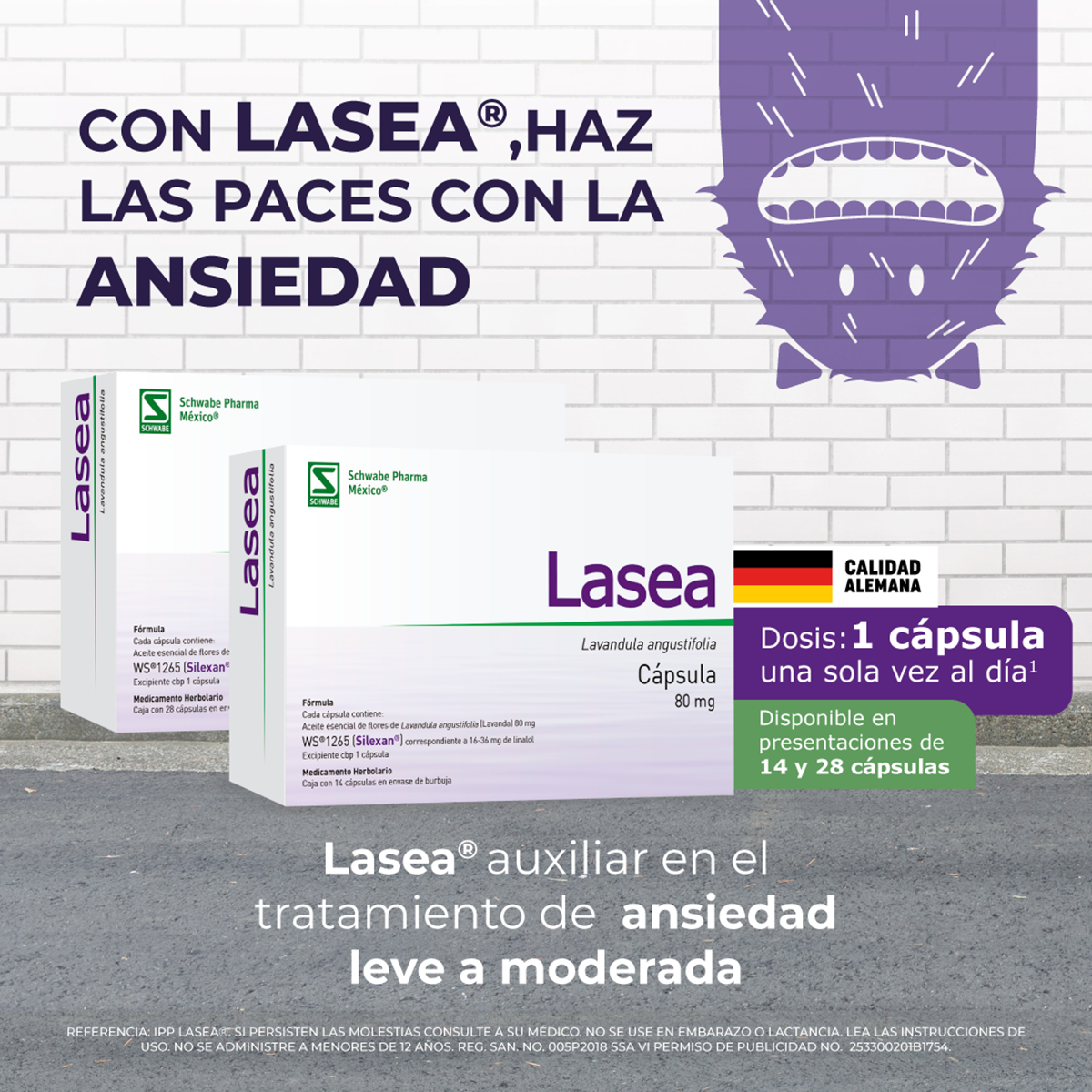 Lasea 80 Mg Con 28 Capsulas