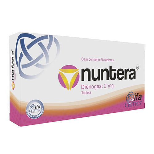 Nuntera 2 Mg Con 28 Tabletas