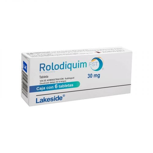 Rolodiquim 30 Mg Con 6 Tabletas