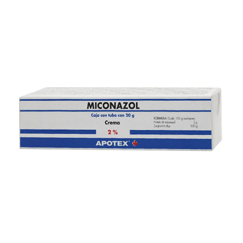 Miconazol Crema 2% Tubo 20 Gr Apotex Generico