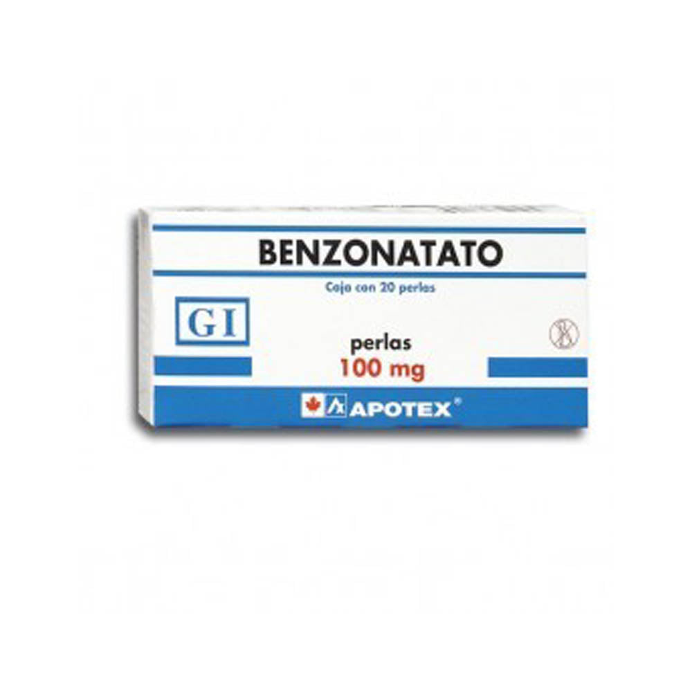 Benzonatato 100 Mg Con 20 Capsulas Apotex Generico