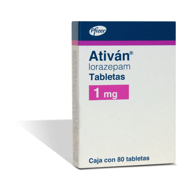 Ativan 1 Mg Con 80 Tabletas