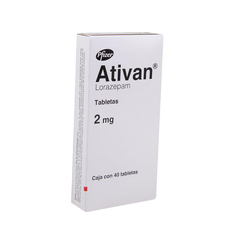Ativan 2 Mg Con 40 Tabletas
