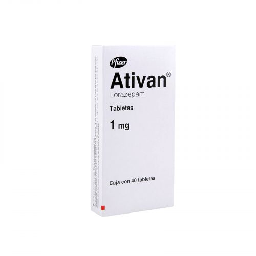 Ativan 1 Mg Con 40 Tabletas