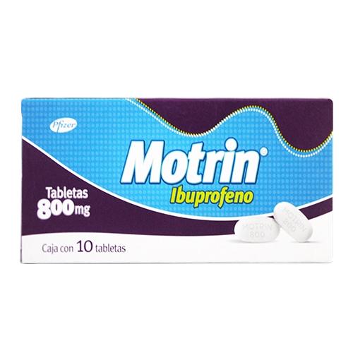 Motrin 800 Mg Con 10 Tabletas