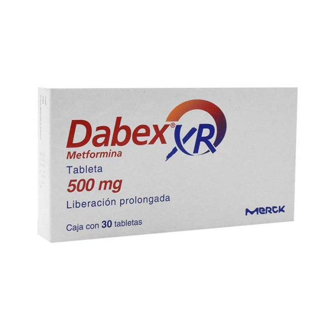 Dabex Xr 500 Mg Con 30 Tabletas