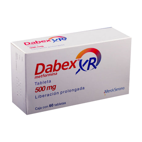 Dabex Xr 500 Mg Con 60 Tabletas