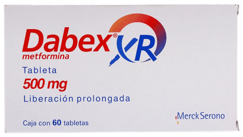Dabex Xr 500 Mg Con 60 Tabletas