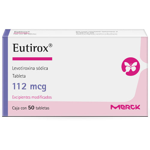 Eutirox 112 Mcg Con 50 Tabletas
