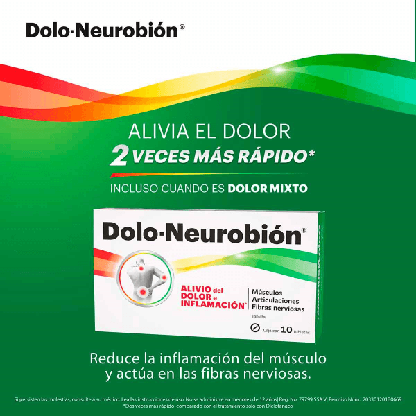 Dolo-Neurobion Con 10 Tabletas
