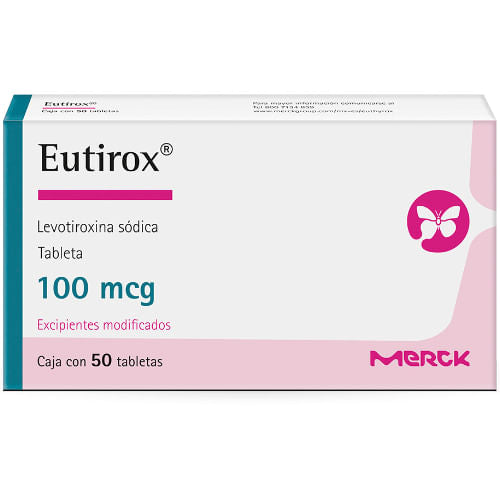 Eutirox 100 Mcg Con 50 Tabletas