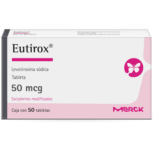 Eutirox 50 Mcg Con 50 Tabletas
