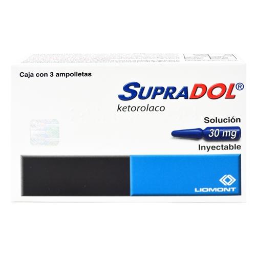 Supradol 30 Mg Con 3 Ampulas
