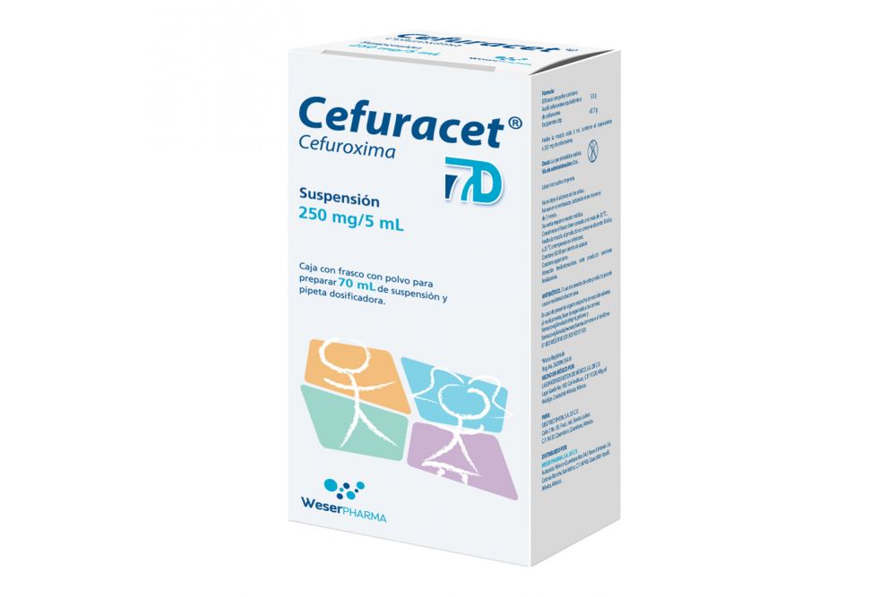 Cefuracet 7D Suspension 70 Ml 250 Mg / 5 Ml