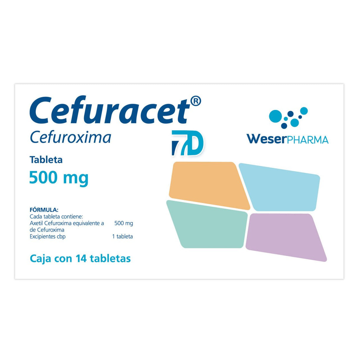 Cefuracet 7D 500 Mg Con 14 Tabletas