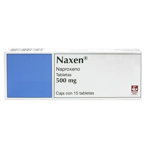 Naxen 500 Mg Con 15 Tabletas