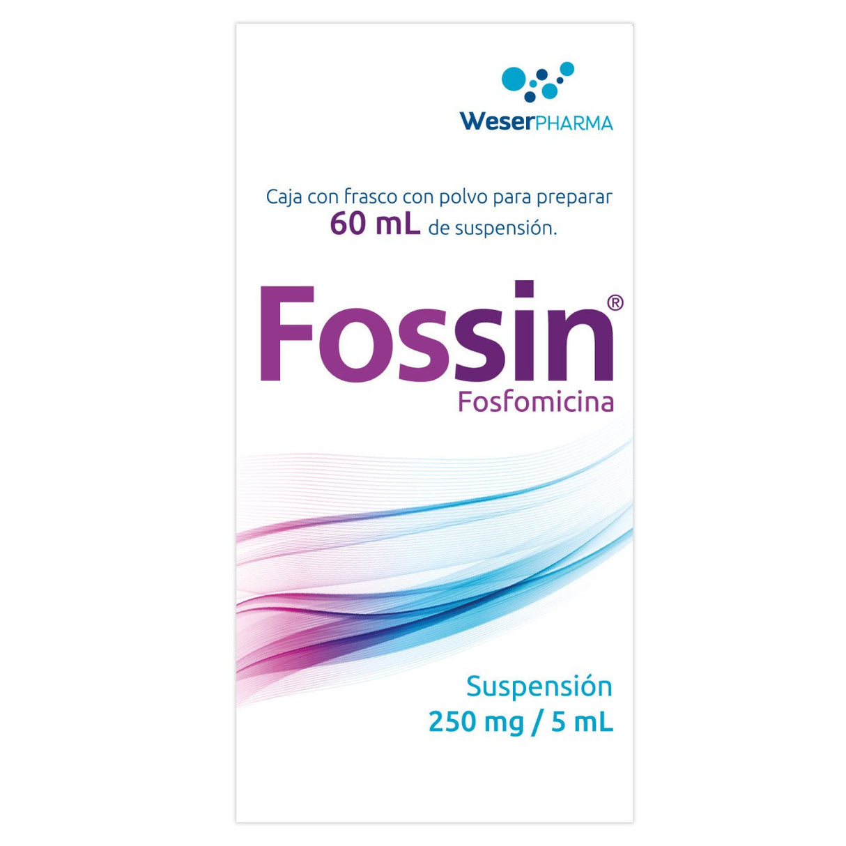 Fossin Suspension 250 Mg / 5 Ml Frasco 60 Ml