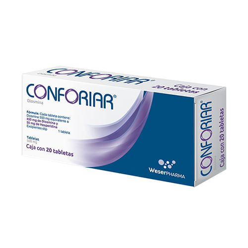 Conforiar 500 Mg 20 Tabletas