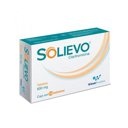 Solievo 500 Mg Con 10 Tabletas