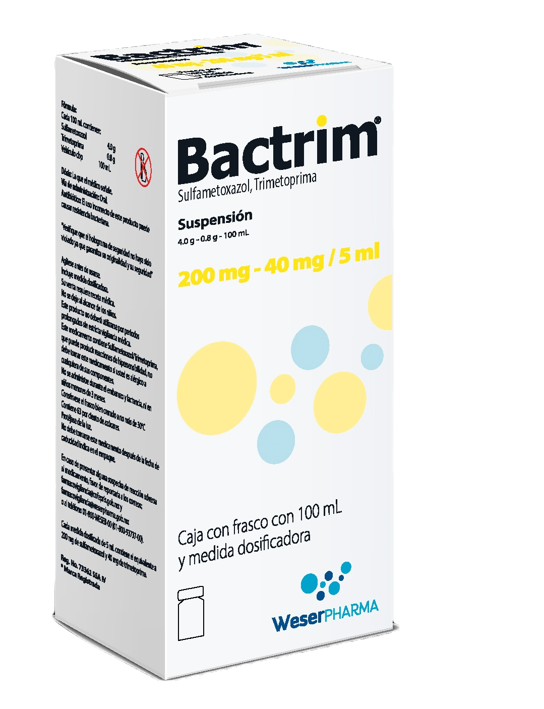 Bactrim Suspension 200 Mg / 40 Mg / 5 Ml 100 Ml
