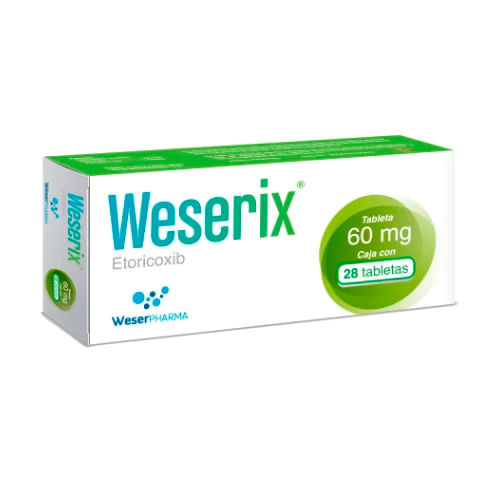Weserix 60 Mg Con 28 Tabletas