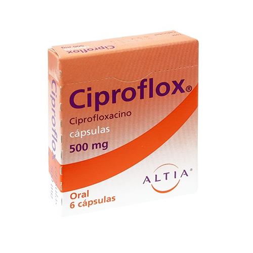 Ciproflox 500 Mg Con 6 Capsulas