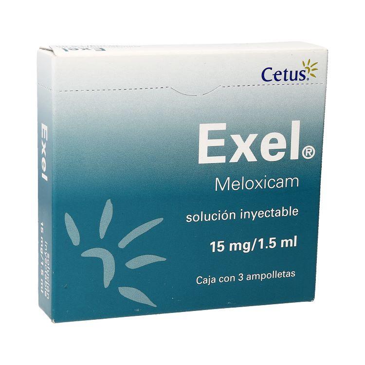 Exel 15 Mg / 1.5 Ml Con 3 Ampulas