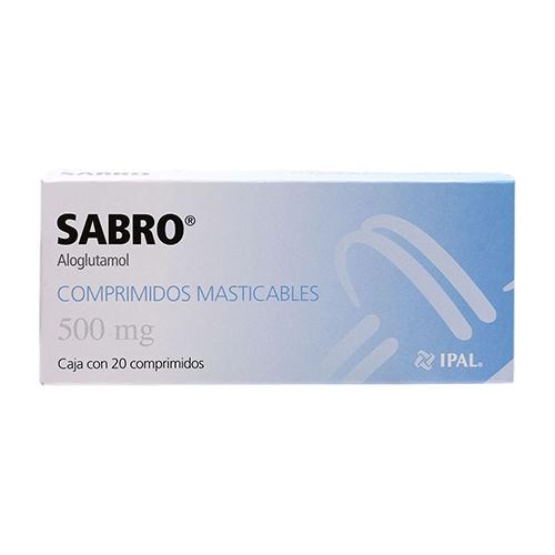 Sabro Masticable Con 20 Comprimidos