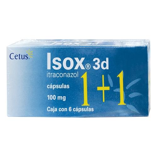 Isox 3D 100 Mg Con 6 Capsulas