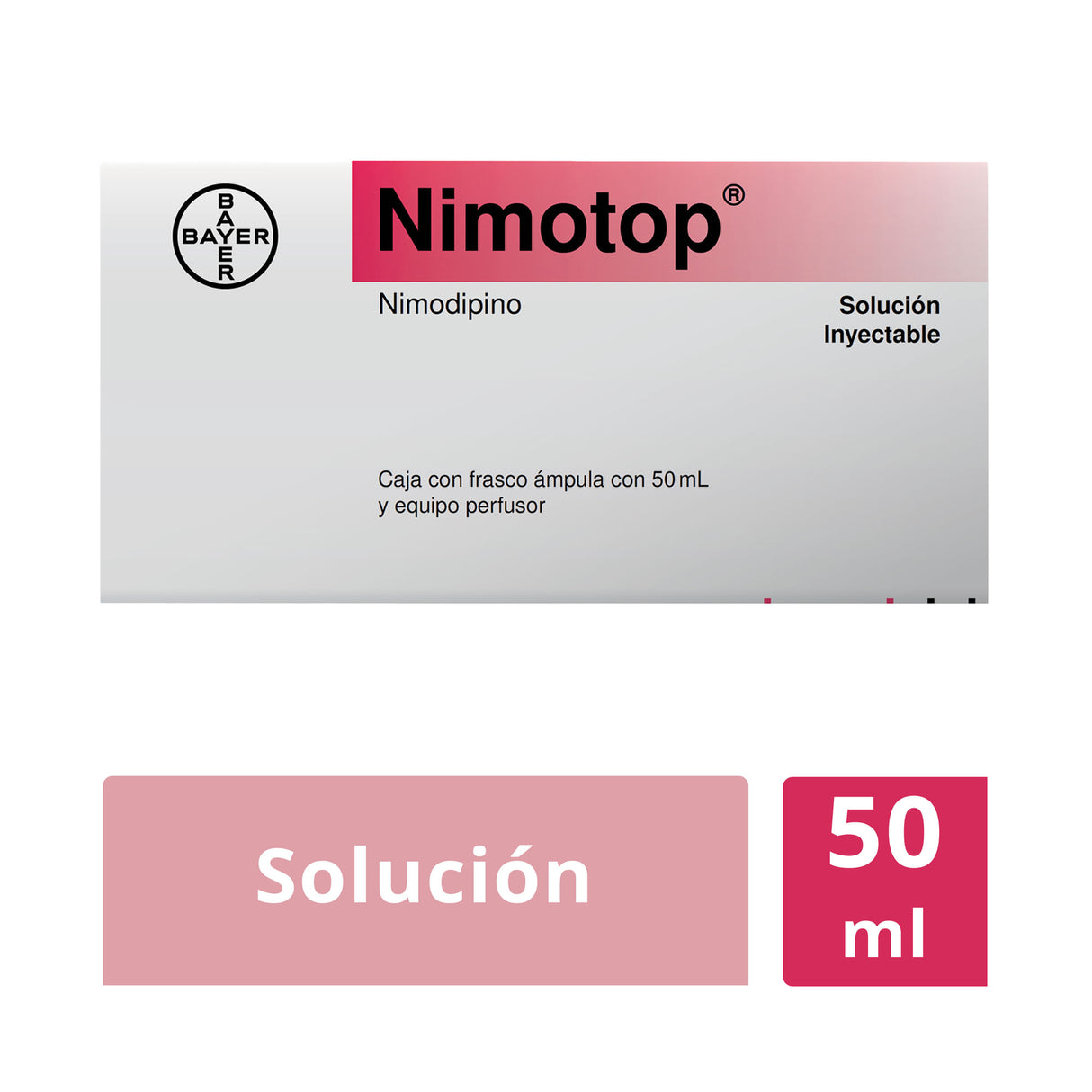 Nimotop 10 Mg Inyectable 50 Ml