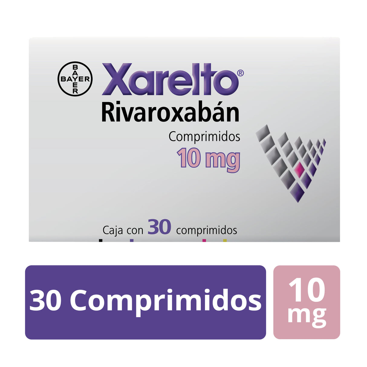 Xarelto 10 Mg Con 30 Tabletas