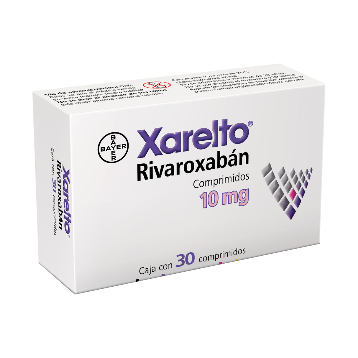 Xarelto 10 Mg Con 30 Tabletas