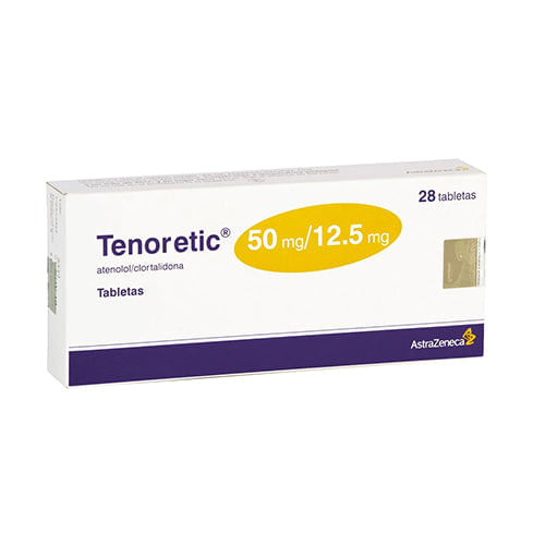 Tenoretic 50 / 12.5 Mg Con 28 Tabletas