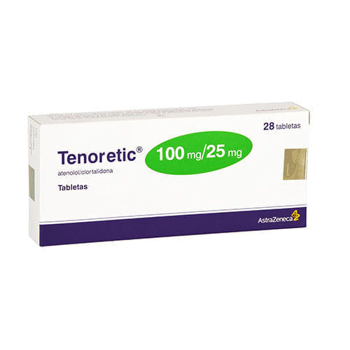 Tenoretic 100 / 25 Mg Con 28 Tabletas