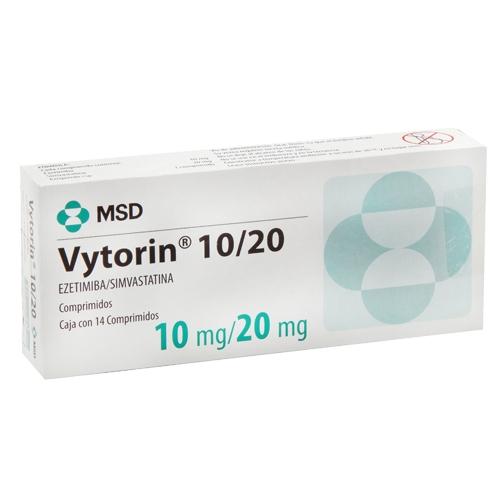 Vytorin 10 / 20 Mg Con 14 Tabletas