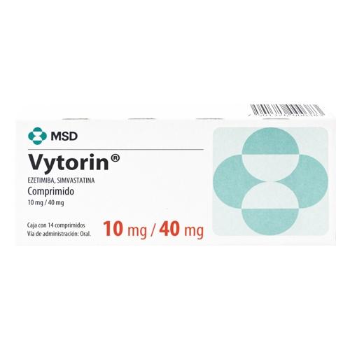 Vytorin 10 / 40 Mg Con 14 Tabletas