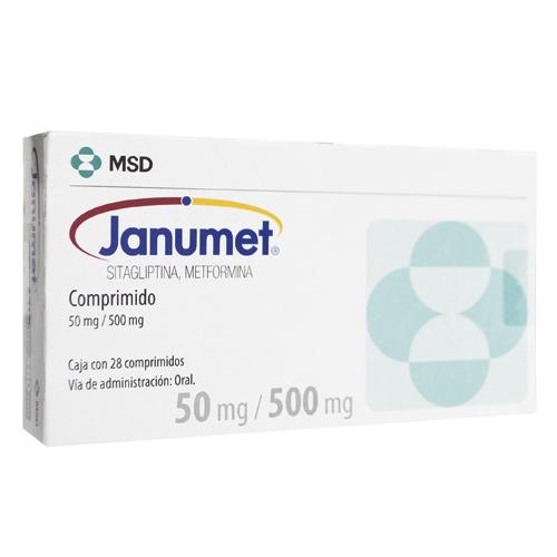 Janumet 50 / 500 Mg Con 28 Comprimidos