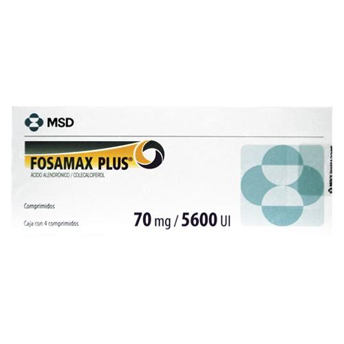 Fosamax Plus 70 Mg / 5600Ui 4 Comprimidos