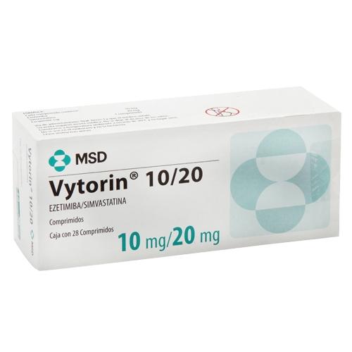 Vytorin 10 / 20 Mg Con 28 Tabletas