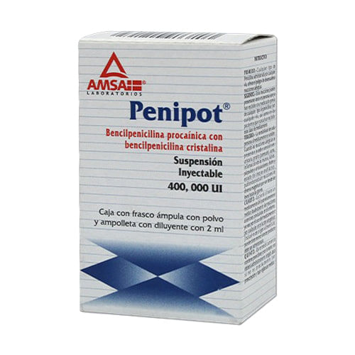 Bencilpenicilina Procainica Bencilpen Cris Penipot 400 Ui 2 Ml