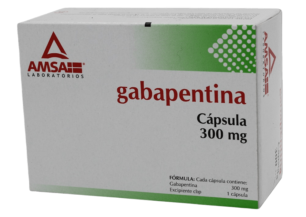 Gabapentina 300 Mg Con 30 Capsulas Amsa Generico