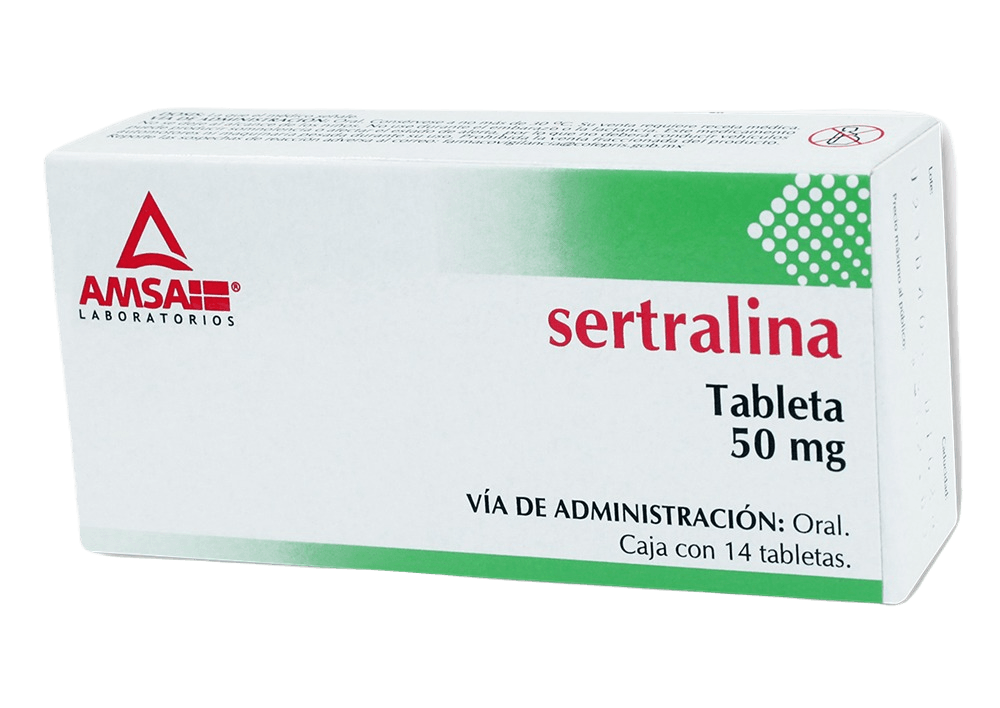 Sertralina 50 Mg Con 14 Tabletas Amsa Generico