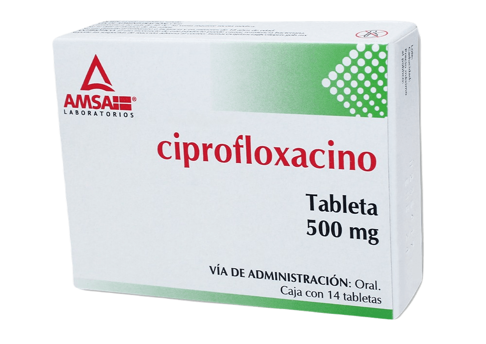 Ciprofloxacino 500 Mg Con 14 Tabletas Amsa Generico