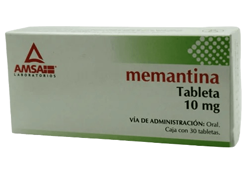 Memantina 10 Mg Con 30 Tabletas Generico Amsa