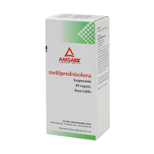 Acetato Metilprednisolona 40 Mg Ampulas Amsa Generico