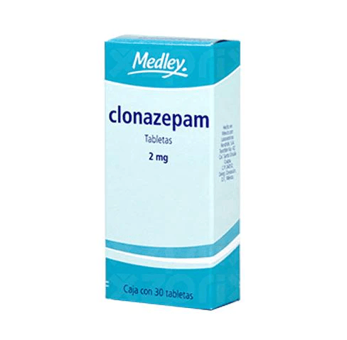 Clonazepan 2 Mg Con 30 Tabletas Medley